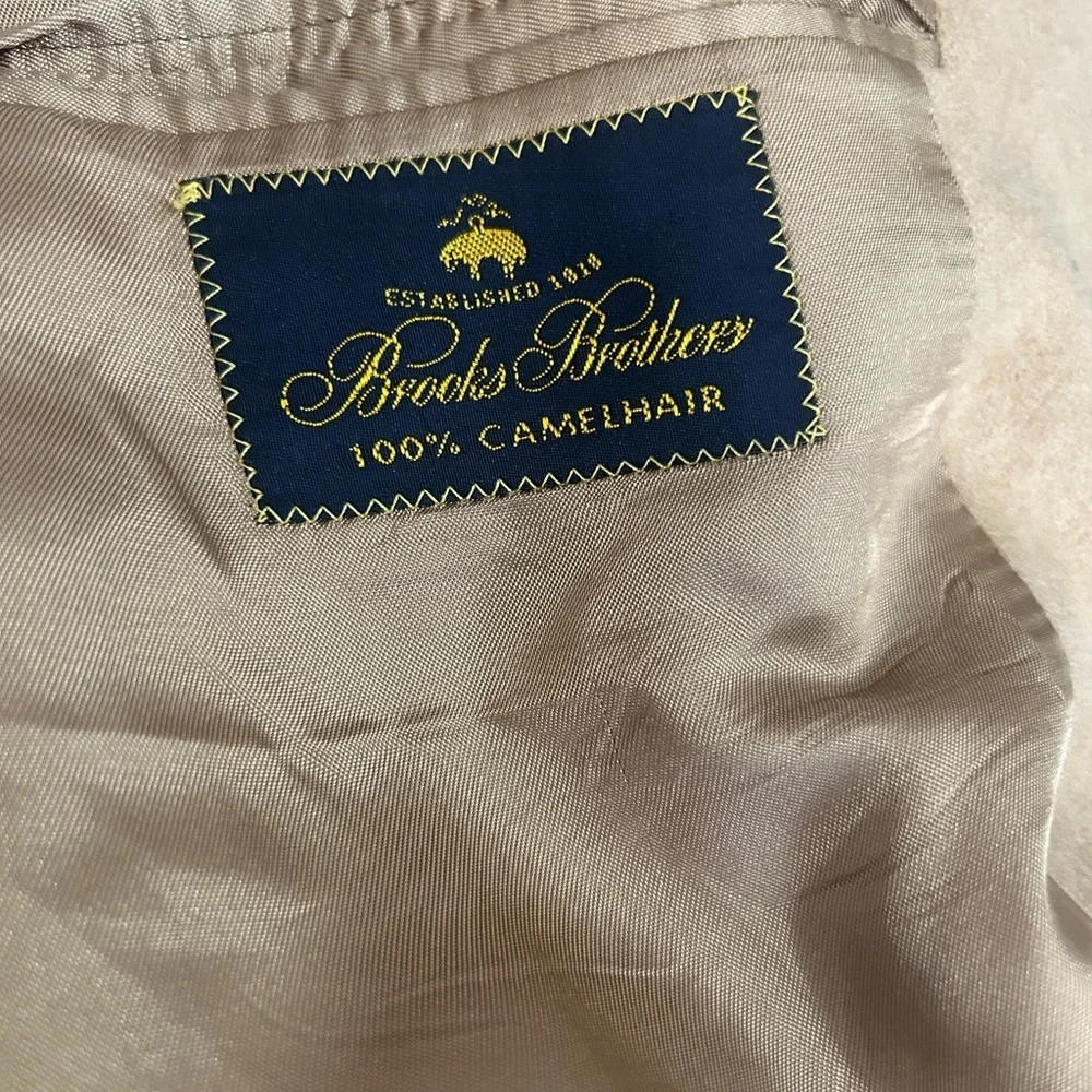 Brooks Brothers Beige Camelhair Blazer